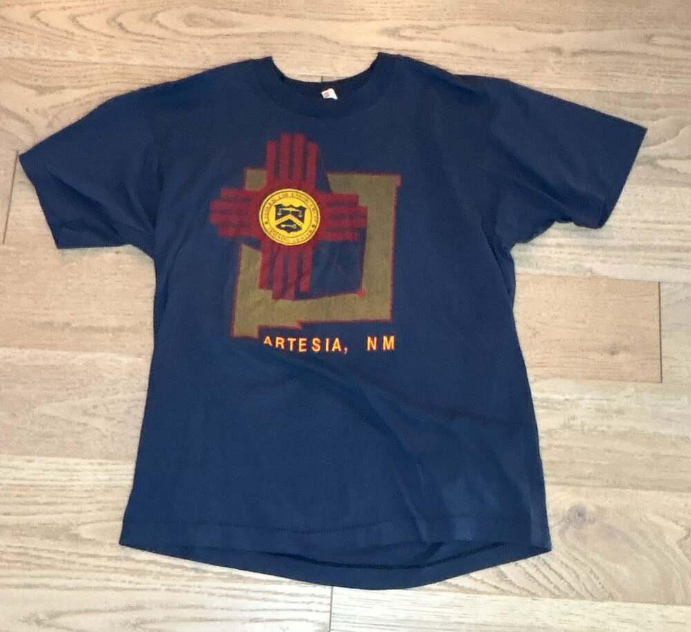 Screen Stars Federal Law Enforcement Training Center Artesia NM T-Shirt Blue